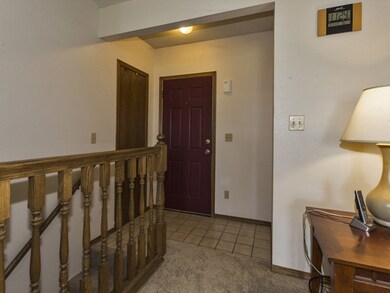 Entrance foyer with tile entry!