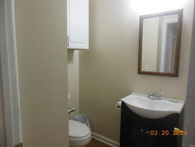 Bath new vanity and mirror