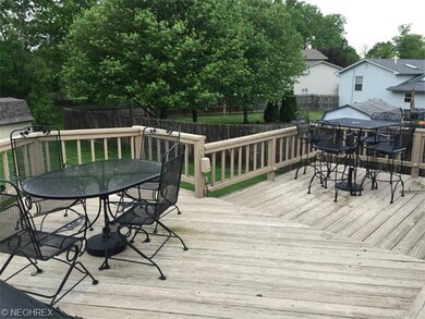 Entertain on the two-tier deck