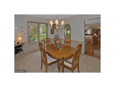 Spacious formal dining room.