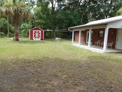 Back porch and shed