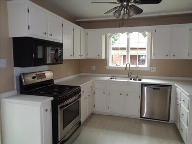 Bright, spacious kitchen. Much work space.