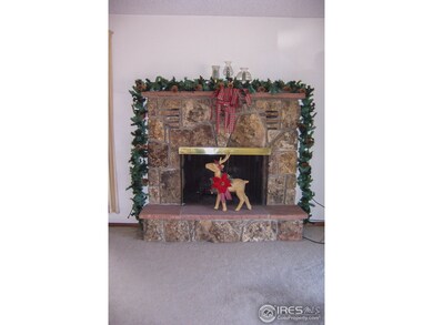 Moss rock gas fireplace