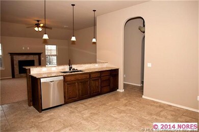 Kitchen to family room