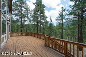 Deck from living and master