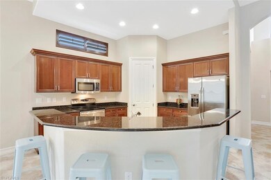 The expansive breakfast bar has room for everyone