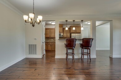 Dining area with open access to kitchen 