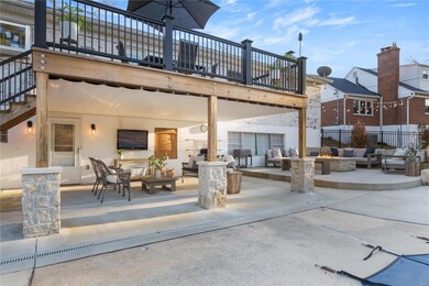 Open Air Patio Under The New Deck & Spacious Patio w/ Built-In Fire Pit