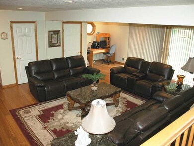 Family Room. Sunken family room offers a gas firep