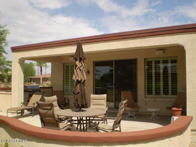 Extended Patio With Knee Wall