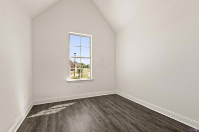 Vaulted ceiling to let in lots of natural light.