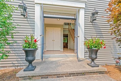 Welcoming double door entry