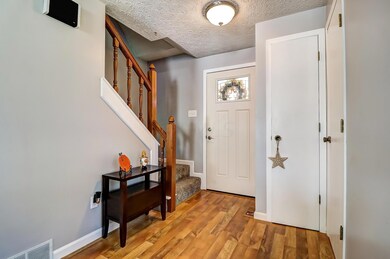 Foyer and coat closet