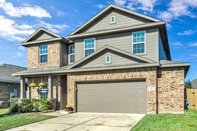 Two-car garage and driveway
