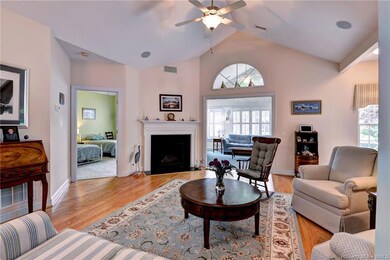Vaulted cathedral ceilings