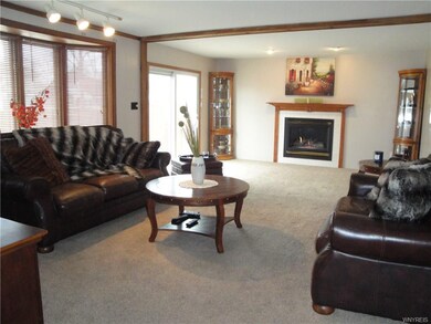 Large 23 x 14 Family Room, Enhanced by Gas Firepla