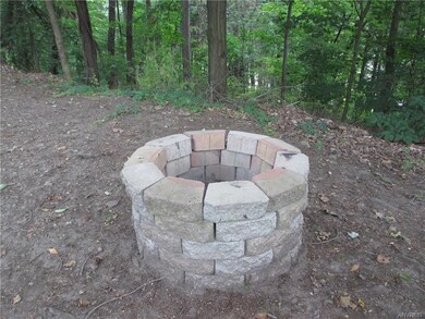 Fire Pit in backyard.