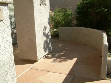 Beautiful courtyard entry