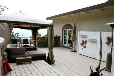 Patio, cabana, bar looking out to view