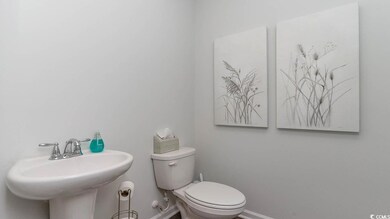 Bathroom with toilet and sink