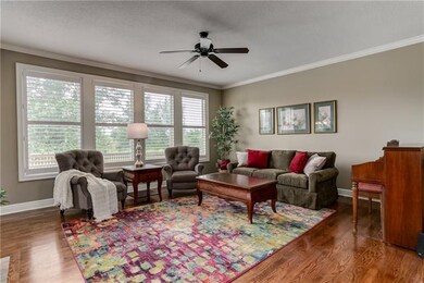 Great Room with Amazing Light and Handsome Plantat