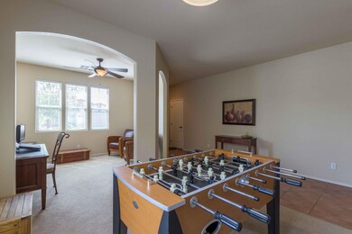 Front living/entertainment space