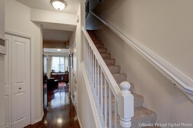 Lower Level Hallway at Entry
