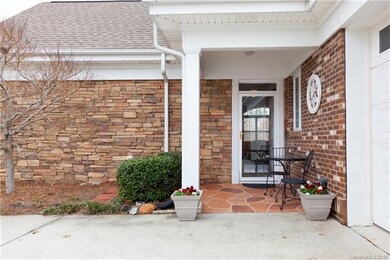 Lovely brick and stone veneer patio home.
