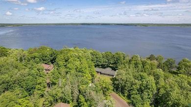 Bird's eye view of a large body of water
