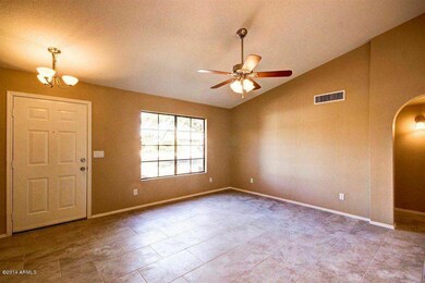 Front entry room looking to front door