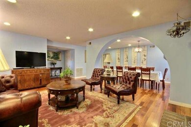 Living room overlooking the dining area