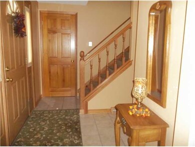 Foyer Ceramic Floor six panel doors