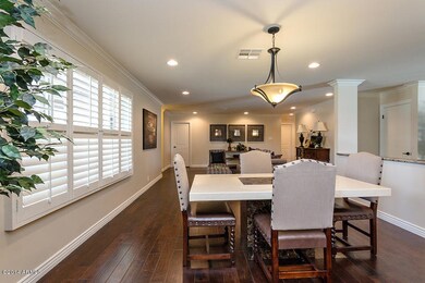 Large Dining Room Opens to Living Room