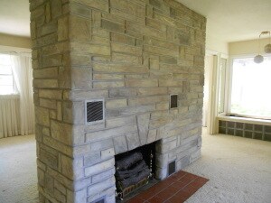 Fireplace in Living Room