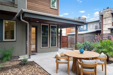 View of patio / terrace with fence and outdoor di