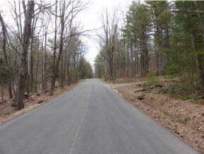 Recently paved road