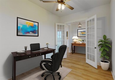 This picture has been virtually staged to show the potential in the space.