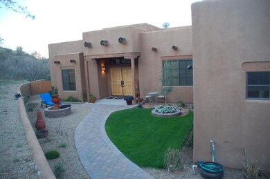 entry courtyard with fountain