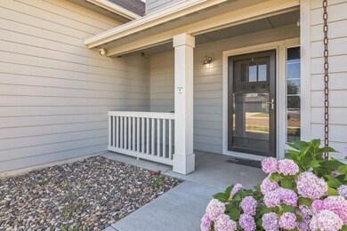 Entrance to property with covered porch