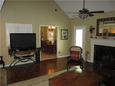 This is a spacious Great Room that opens to the la