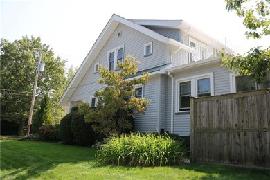 North side of property on Edgewater Drive.