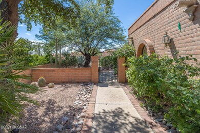 Gate entry to courtyard
