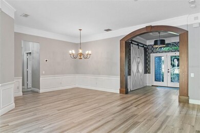 View of Front Entrance and Dining Room Butler's Pa
