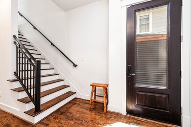 Entry door which is tinted for privacy and sun exp