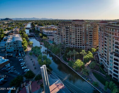 Aerial Waterfront View