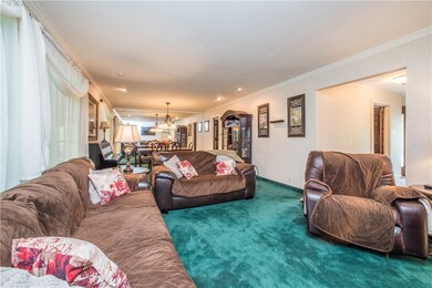 Open Living & Dining Rooms feel roomy.