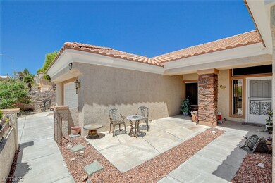 Front of the house with cozy courtyard.