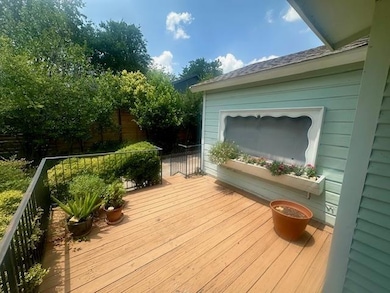 View of deck