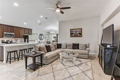 Family Room and Kitchen