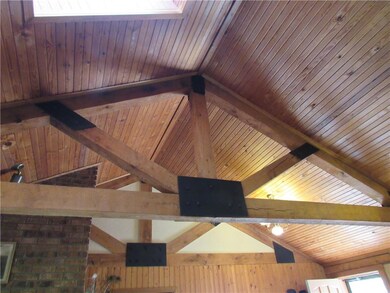 Gorgeous Beamed Wood Ceiling